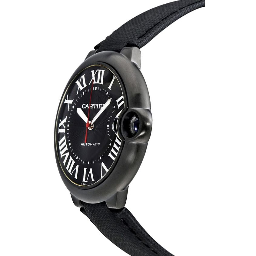 Cartier Ballon Bleu 42mm Black Dial Men's Watch WSBB0015