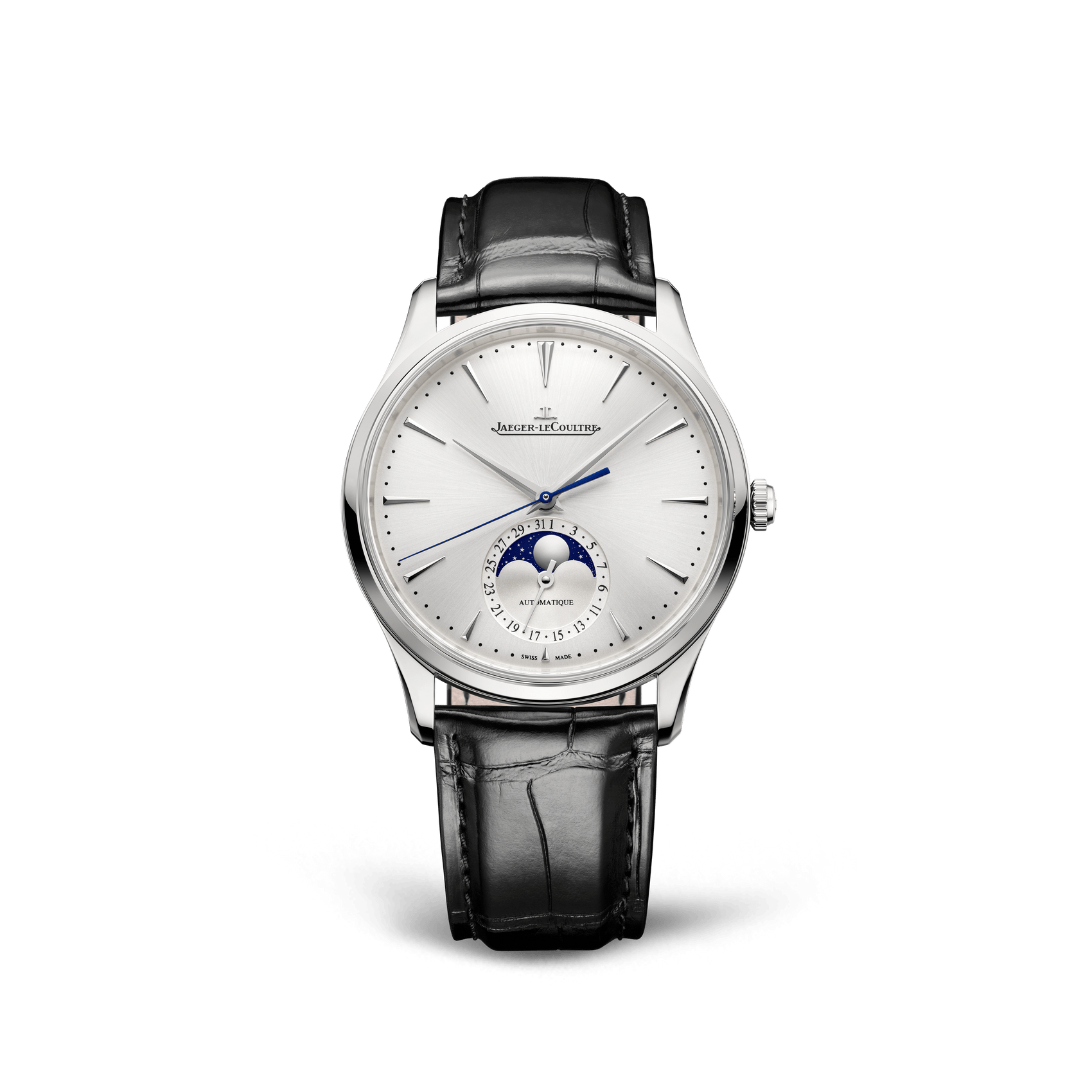 JAEGER-LECOULTRE MASTER ULTRA THIN MOON Stainless steel 39mm 1368430 