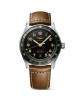 Longines Spirit Zulu Time Anthracite Dial Brown Leather Strap Watch | 42mm | L3.812.4.63.2