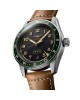 Longines Spirit Zulu Time Anthracite Dial Brown Leather Strap Watch | 42mm | L3.812.4.63.2