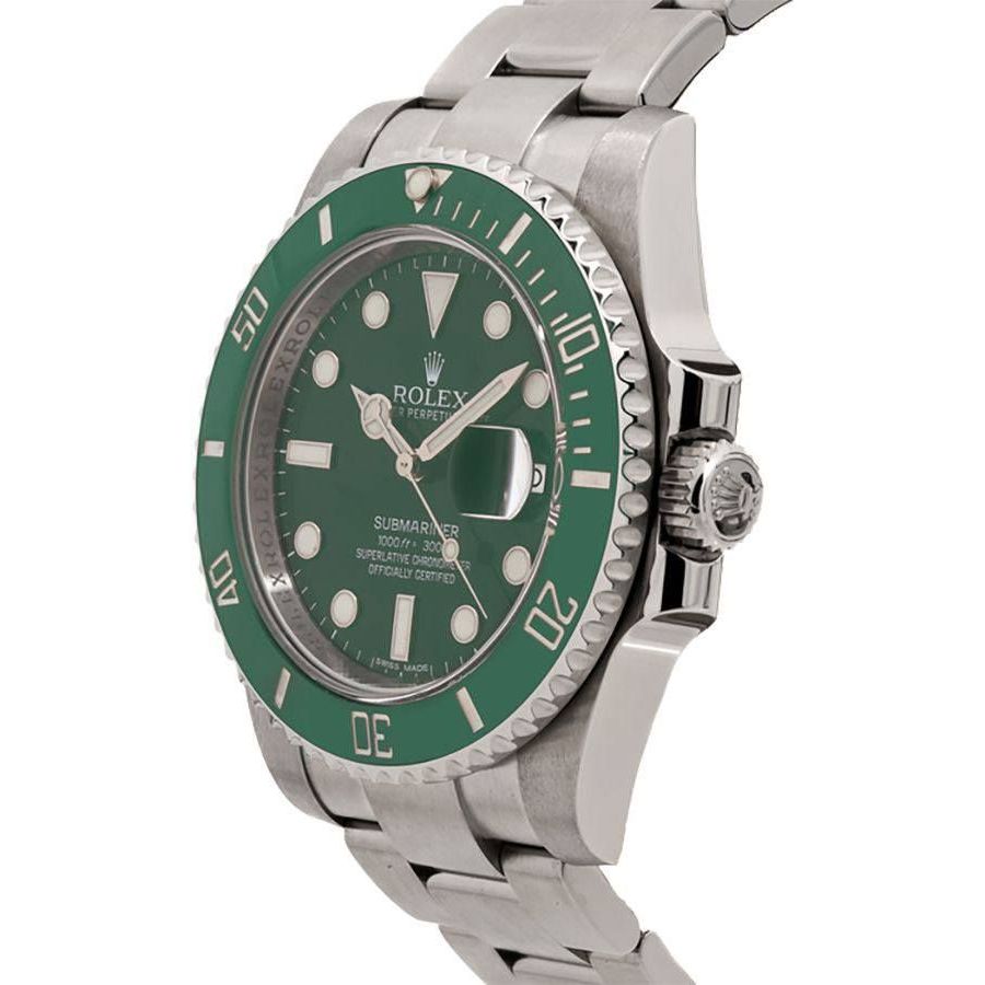 Rolex Submariner Date Hulk Green 40mm  Dial Men's Watch 116610LV 