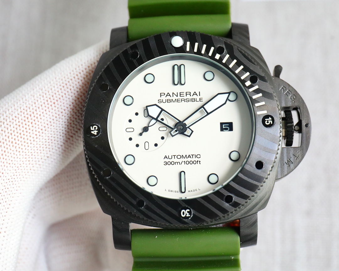 44mm stealth series metal glass watch