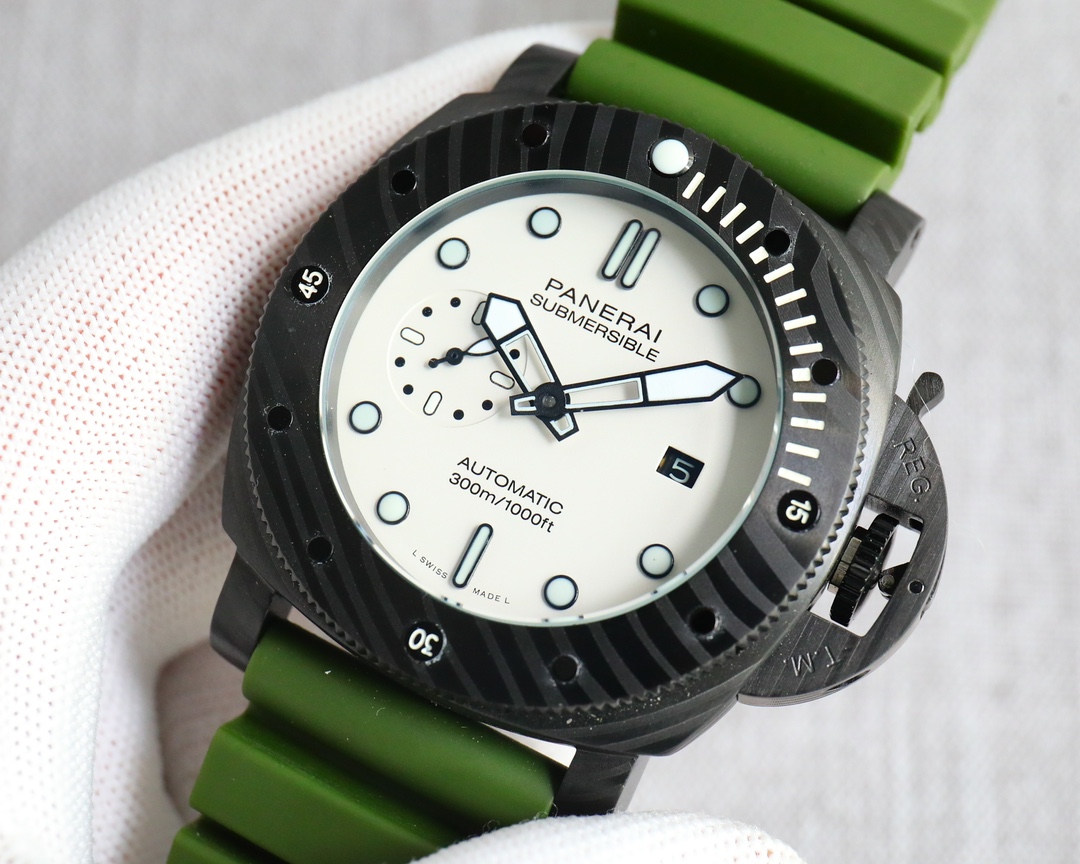 44mm stealth series metal glass watch