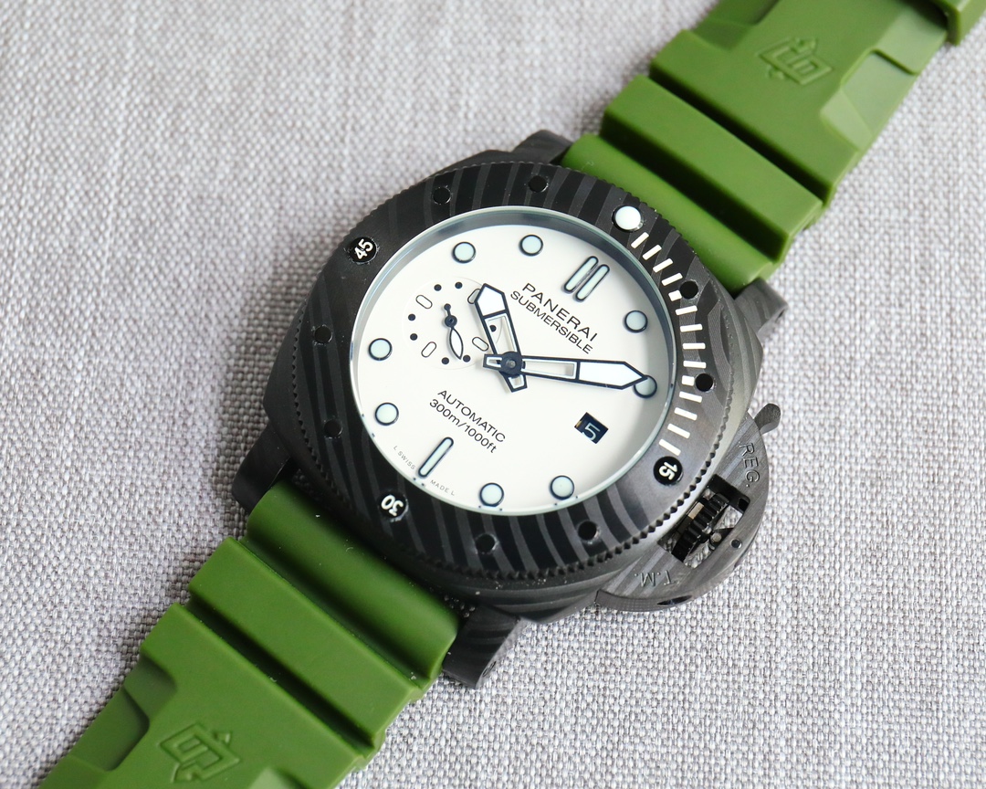 44mm stealth series metal glass watch