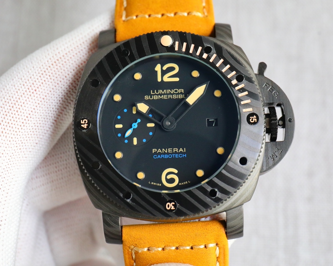 44mm stealth series metal glass watch,