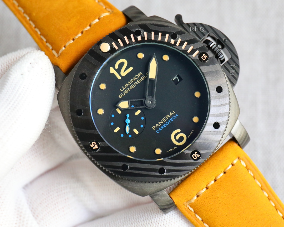 44mm stealth series metal glass watch,