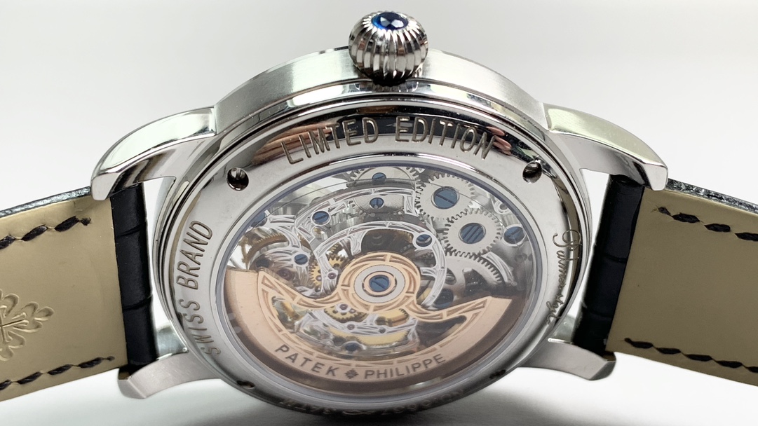 New product, PPL shocking! Patek Philippe fully automatic true tourbillon skeleton carved top watch!