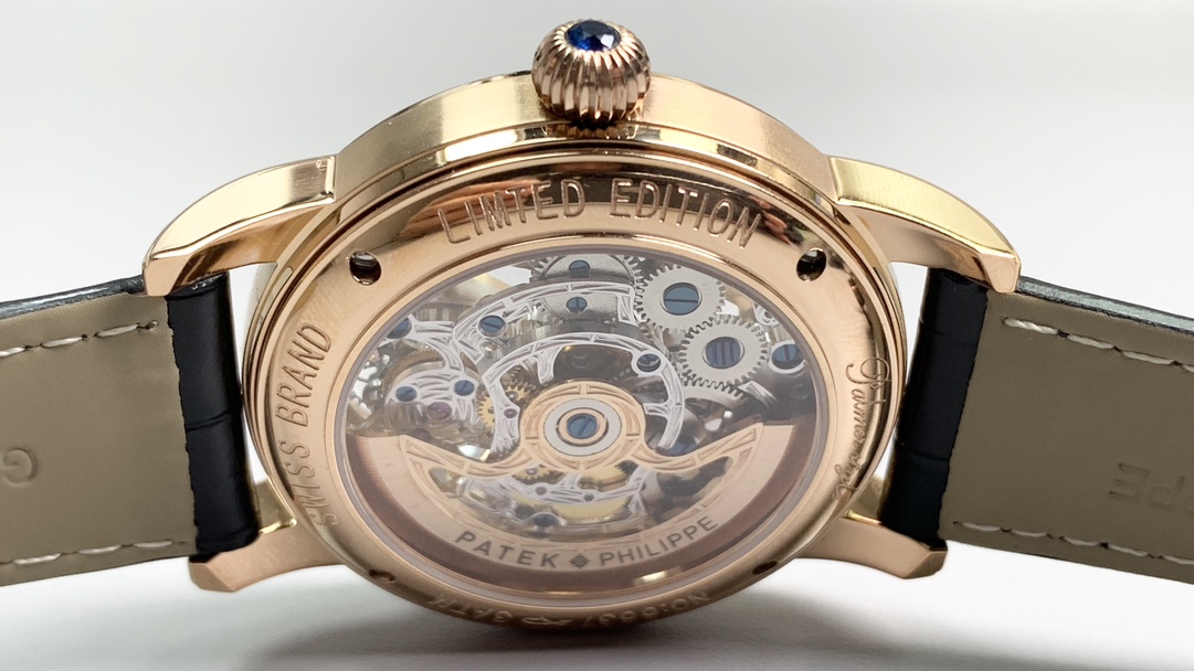 New product, PPL shocking! Patek Philippe fully automatic true tourbillon skeleton carved top watch!