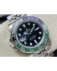 Greenwich GMT Black Green Circle,