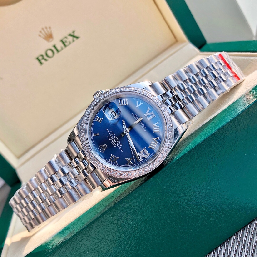 Rolex Diary Type 31, dial set with 24 diamonds