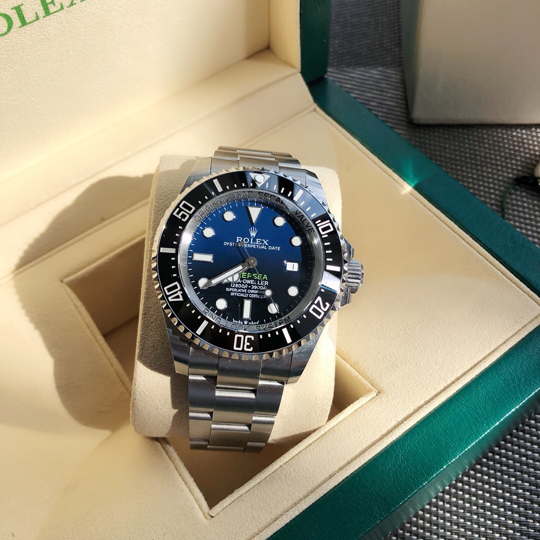 Rolex Classic Oyster Sea Style Gradient Blue Faced Ghost King