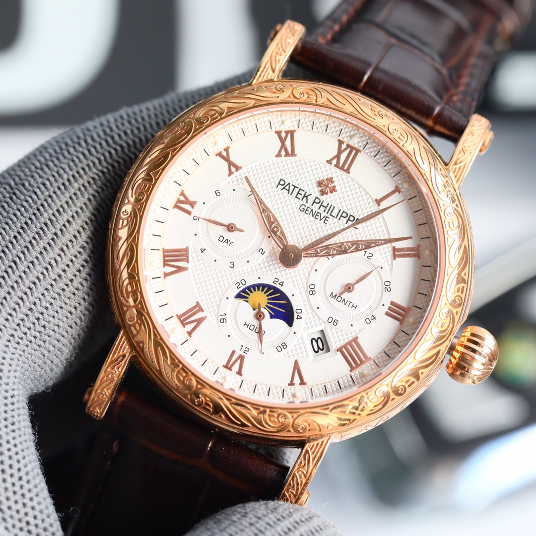 VF Patek Philippe Complex Function Series - Handmade - Carved Watch - Stunning debut