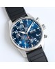 IWC Pilot Series OR6 New Fluororubber Belt with Blue Surface