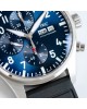 IWC Pilot Series OR6 New Fluororubber Belt with Blue Surface